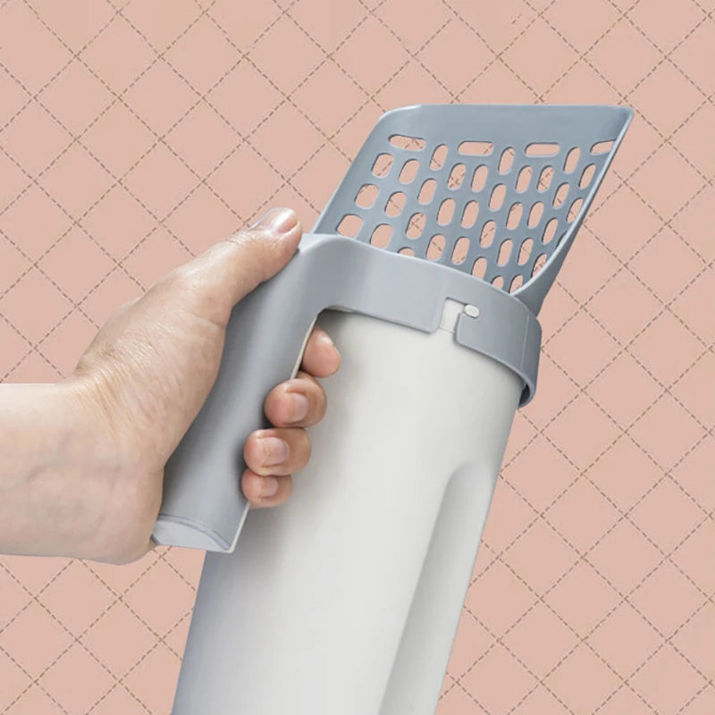 CleanSweep — Cat Litter Scoop with Refill Bag Holder