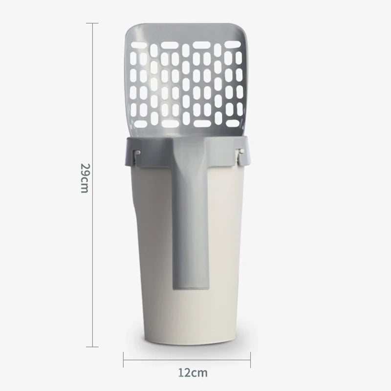 CleanSweep — Cat Litter Scoop with Refill Bag Holder