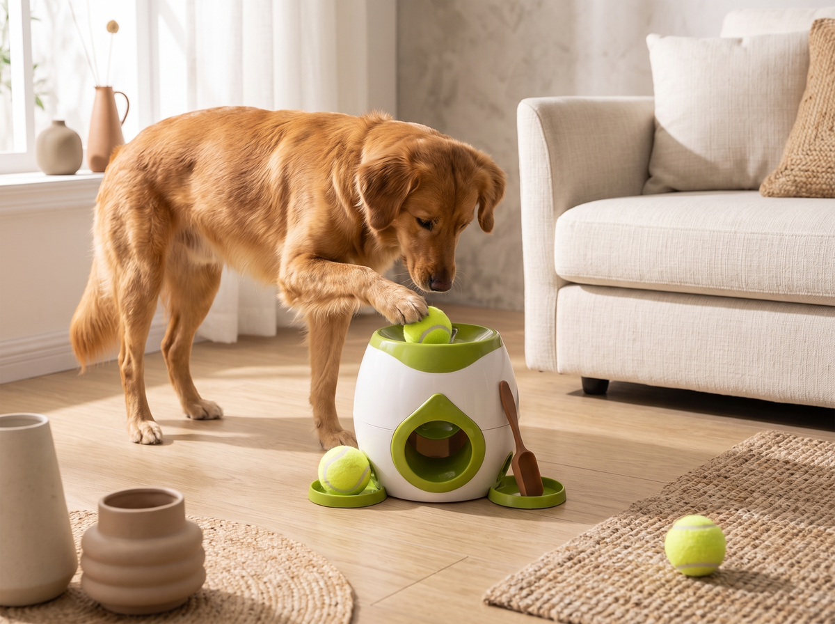 Your dog does the work.