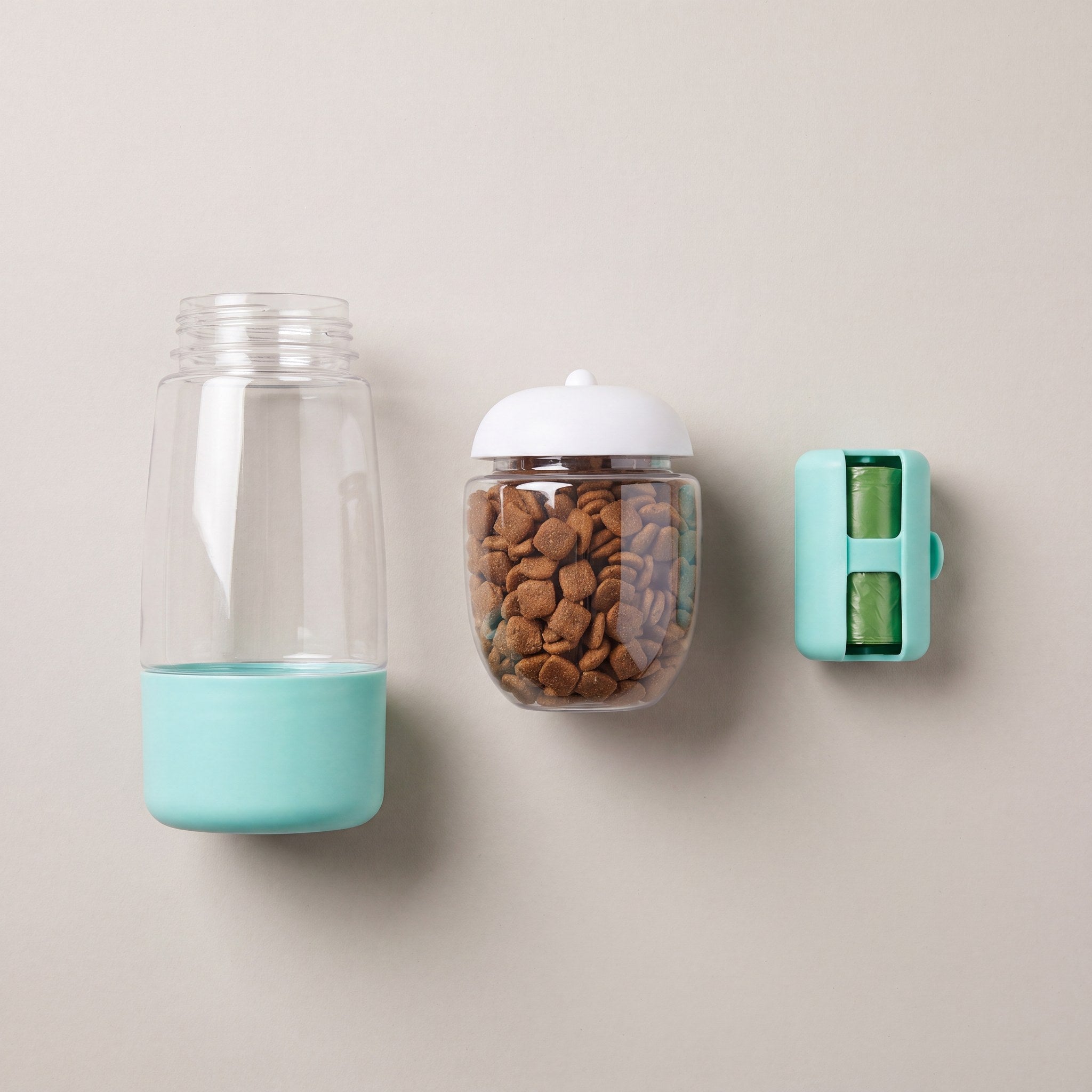 Trail Companion — 3-in-1 Dog Water Bottle, Food & Waste Carrier
