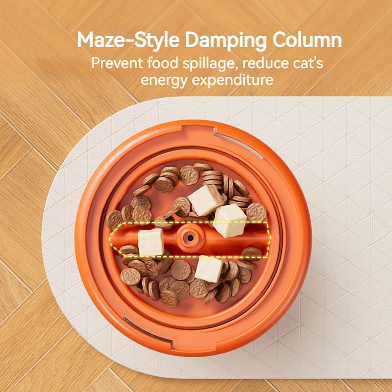 Duck Treat Dispenser Toy for Cats & Dogs Pet Slow Food Bowl Interactive Training Feeder Automatic Pet Food Dispensing Toy