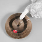 Magic Organ Foldable Cat Scratcher, Eco-Friendly Honeycomb Unbreakable Corrugated Paper Grinding Board Self-Entertainment Cat To