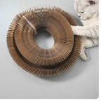 Magic Organ Foldable Cat Scratcher, Eco-Friendly Honeycomb Unbreakable Corrugated Paper Grinding Board Self-Entertainment Cat To