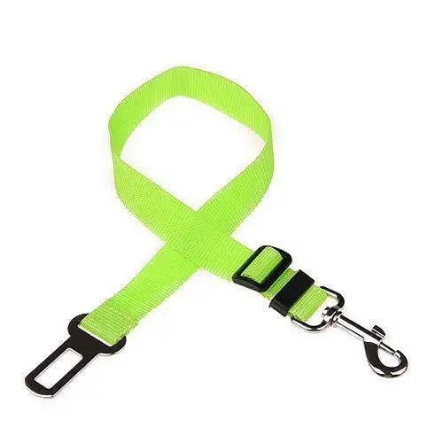 Dog Seat Belt, Dog Car Adjustable Seatbelts for Vehicle Nylon Pet Safety Heavy Duty & Elastic Car Harness for Dogs