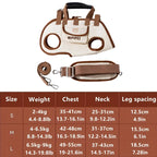 Pets Outdoor Carrying Bag Small Dogs and Medium-Sized Cats with Harnesses Clip Adjustable Shoulder Handheld for Hiking Daily Use