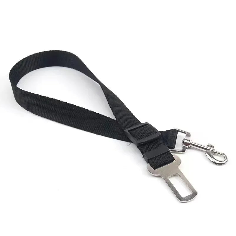 Dog Seat Belt, Dog Car Adjustable Seatbelts for Vehicle Nylon Pet Safety Heavy Duty & Elastic Car Harness for Dogs