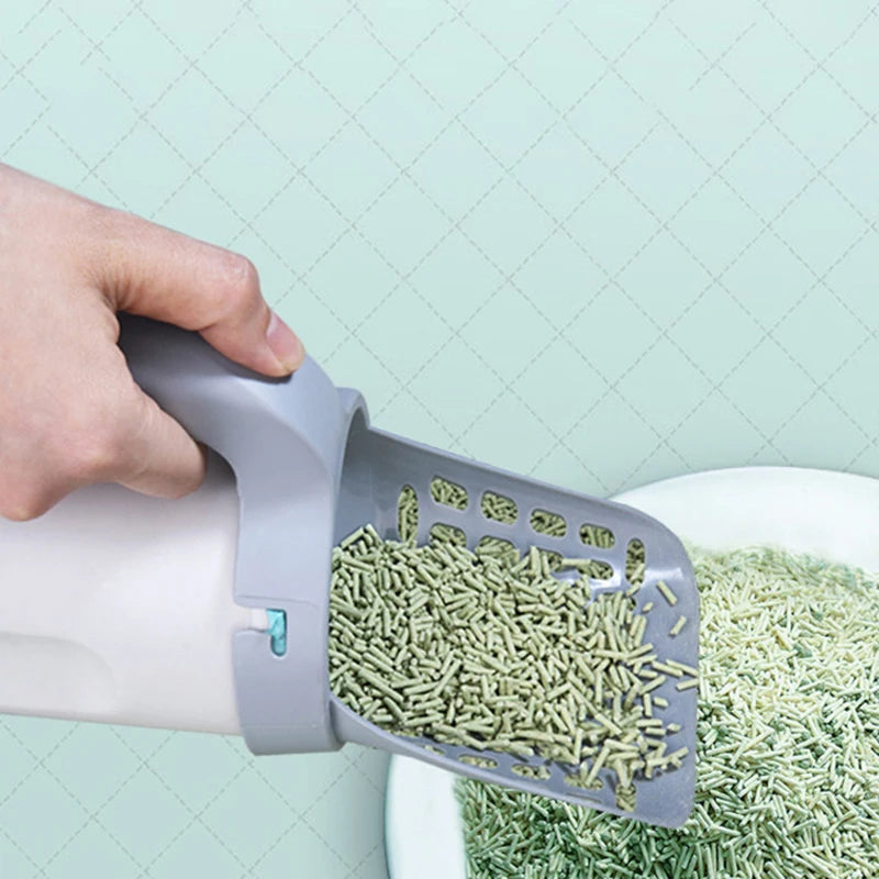 CleanSweep — Cat Litter Scoop with Refill Bag Holder