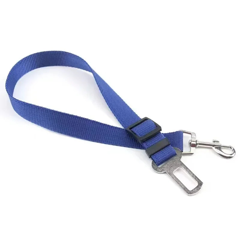 Dog Seat Belt, Dog Car Adjustable Seatbelts for Vehicle Nylon Pet Safety Heavy Duty & Elastic Car Harness for Dogs
