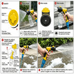 High-Pressure Pet Bath Sprayer Portable Detachable High Pressure Water Sprayer Handheld Multi-Jet Bath Nozzle Set Home Cleaning