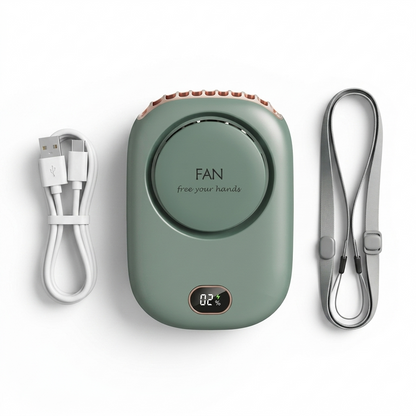 Portable Neck Fan — Hands-Free Bladeless Cooling Fan