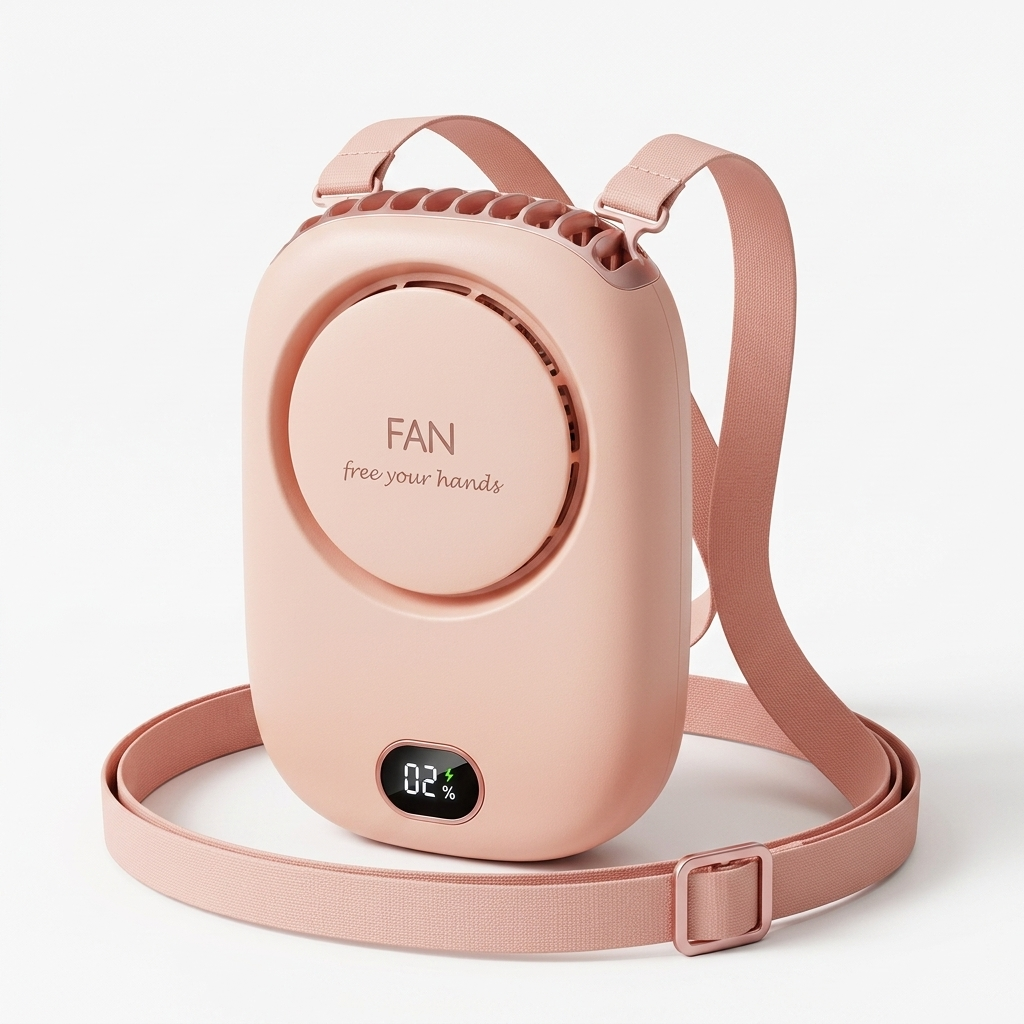 Portable Neck Fan — Hands-Free Bladeless Cooling Fan