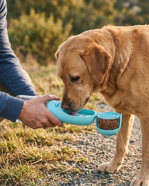 2-in-1 Dog Water Bottle
