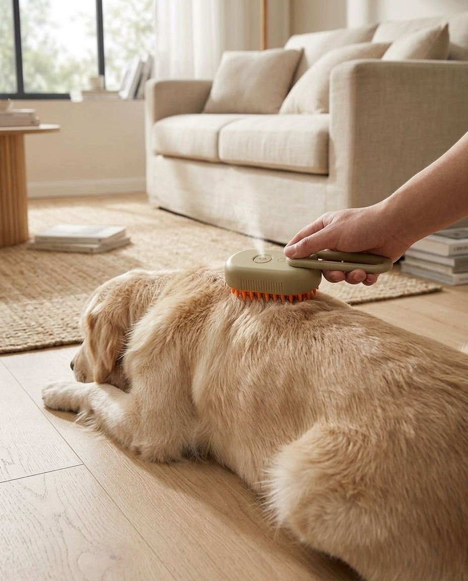 Steam Grooming Brush